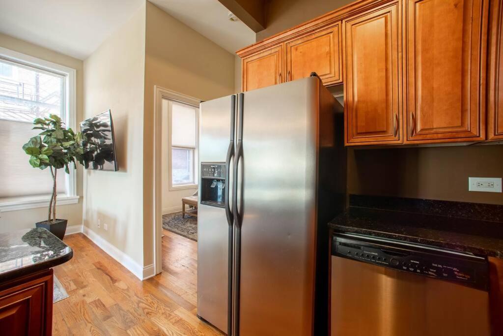 Apartmán Getaway In The Heart Of Pilsen Chicago Exteriér fotografie